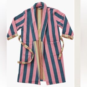 Dusen Dusen Stripe Robe - NEW